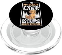Pesca y Golden Retriever PopSockets PopGrip para MagSafe