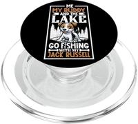 Pesca y Jack Russell Terrier PopSockets PopGrip para MagSafe