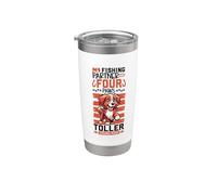 Pesca y Nova Scotia Duck Tolling Retriever Vaso térmico de acero inoxidable de doble pared