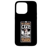 Pesca y Teddy Roosevelt Terrier Carcasa para iPhone 15 Pro MAX