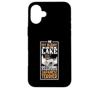 Pesca y Terrier japonés Carcasa para iPhone 16 Plus