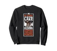 Pesca y Wirehair alemán Sudadera