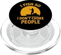 Pescado así Que no estrangulo a la Gente Pesca Divertida Diciendo Pescadores PopSockets PopGrip para MagSafe
