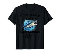 Pescado de Agua Salada Barracuda Me Gusta Mucho Barracudas Ok? Camiseta