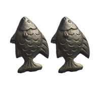 Pescado de hierro - Suplemento de hierro seguro para cocina, 2 unidades reutilizables, solución suplementaria alternativa para hombres mayores, mujeres embarazadas y niños