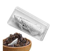 Pescado De Té Plateado - Pescado Preparado Para Té Plateado | De Escritorio, Para El Hogar, Oficina, Estudio, Sala De Estar, Coleccionistas, Reuniones, Estantería, Tocador Para Restaur