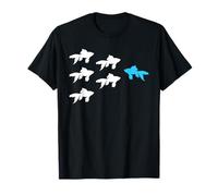 Pescado Dorado contra la Mainstream Camiseta