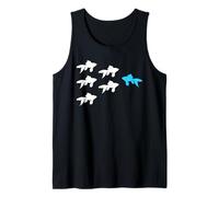 Pescado Dorado contra la Mainstream Camiseta sin Mangas
