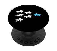 Pescado Dorado contra la Mainstream PopSockets PopGrip Adhesivo