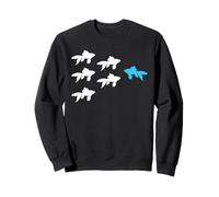 Pescado Dorado contra la Mainstream Sudadera