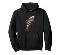 Pescado Flor de Cerezo Aguas Tranquilas Fusión Sudadera con Capucha