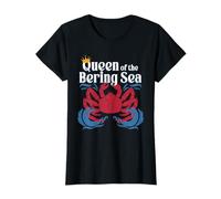 Pescador De Cangrejo Real De Alaska Queen of The Bering Sea Camiseta