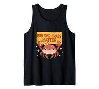 Pescador De Cangrejo Real De Alaska Red King Crabs Matter Camiseta sin Mangas