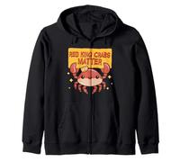 Pescador De Cangrejo Real De Alaska Red King Crabs Matter Sudadera con Capucha