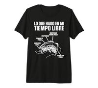Pescador Hablar De Pesca Pensar En Pesca Camiseta Premium