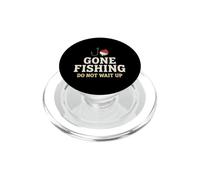 Pescador ido a Pescar no esperes Viaje de Pesca PopSockets PopGrip para MagSafe
