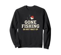 Pescador ido a Pescar no esperes Viaje de Pesca Sudadera