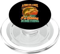 Pescador Pesca Un Pez O Un Zumbido Estoy Atrapando Algo PopSockets PopGrip para MagSafe