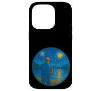 Pescador Pescador Pescado Jubilado - Van Gogh Starry Night Style Carcasa para iPhone 14 Pro