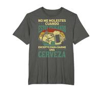 Pescador Pescar No Me Molestes Cuando Estoy Pescando Camiseta