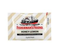 Pescadoras de limón y miel sin azúcar Fishermans Friend 25gm x 12