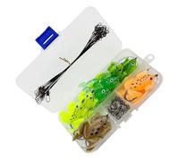 Pescando Señores Grandes Señores Pies Grandes Cebos Cebos Dobles Salmón Agua Agua Dulce Ranas Señuelos Swimbaits Baitcasting Set