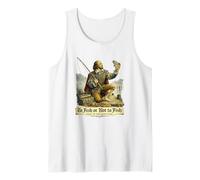 Pescar o no Pescar Divertido Juego de Palabras de Pesca de Shakespeare Camiseta sin Mangas