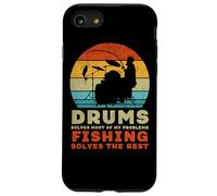 Pescar Pescador Batería Percusión Baterista Drumming Drummer Carcasa para iPhone SE (2020) / 7/8