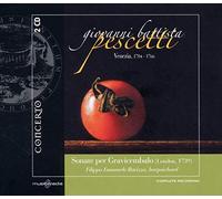 Pescetti : Sonates pour clavecin (Londres 1739). Ravizza.