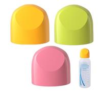 Pesconi del biberón - tapones para cuello ancho 3x, juego de reemplazo de contenedor | Spill Resistente a las fugas a prueba Cabeza de botella, tapones para botellas de cuello ancho, Accesorios de