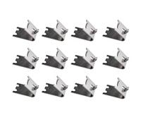 Pesderty 12 Unids Congelador Comercial Estante Clips de Acero Inoxidable Refrigerador Estante Soporte Abrazadera Soporte Estantes Piezas