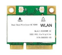 Pesderty 1200M WiFi Wireless LAN Dual Band 2.4G 5Ghz Bluetooth 4.2 Gigabit Wireless LAN Adapter para Win7 Win8 Win10 Linux 8260HMW