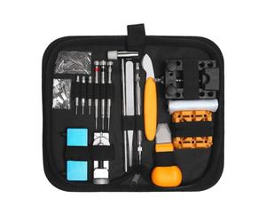 Pesderty 168 Unids/Set Kit de Herramientas de ReparacióN de Relojes Herramienta Barra de Resorte Profesional PortáTil BateríAs para Reloj Banda Reloj Juego de Herramientas de Pin de Enlace