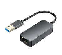 Pesderty 2500Mbps Ethernet una RJ45 2.5G USB 3.0 Adaptador con Cable Convertidor LAN Network Hub para PC PortáTil - USB