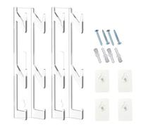 Pesderty 2PCS Soporte Universal para Auriculares para Controlador de Juegos de 2 Niveles para Soporte de Controlador Soporte para Auriculares Transparente