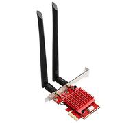 Pesderty 3000Mbps WiFi 6 AX200 Tarjeta WiFi 802.11Ax 2.4G/5Ghz para Bluetooth 5.2 Dual Band Desktop PCI-E Wireless WiFi Adapter Win10