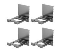 Pesderty 4 para Colgar, Estante para de Champú Montado en la Pared, Dispensador de Gel de Ducha y JabóN Adhesivo Ajustable