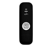 Pesderty 4G WiFi USB Dongle Mobile 150Mbps MóDem Stick Tarjeta SIM Enrutador InaláMbrico USB 150Mbps MóDem Stick para Oficina en Casa, Negro