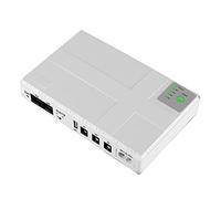 Pesderty 5V 9V 12V Fuente de AlimentacióN Ininterrumpida Mini UPS PoE 10400MAh BateríA de Respaldo para WiFi Router CCTV (Enchufe de la UE)