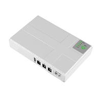 Pesderty 5V 9V 12V Mini UPS Fuente de AlimentacióN Ininterrumpida USB 10400MAh BateríA de Respaldo para WiFi Router CCTV (Enchufe de la UE)