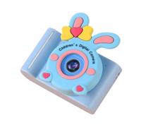 Pesderty A16S HD Lente Dual 4000W Pixel CáMara Dual Delantera Trasera Sin Tarjeta de Memoria BateríA de Iones de Litio CáMara para NiñOs,Azul