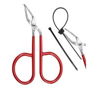 Pesderty Abridor de Bridas para Cables, Herramienta para Quitar Bridas, Herramienta para Cortar Bridas de Acero Inoxidable con de Silicona