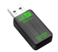 Pesderty Adaptador AX900 USB WiFi 6 Bluetooth 5.4 2 en 1 Dongle de Banda Dual 2,4 G y 5 GHz Receptor Inalámbrico de Red WiFi USB WLAN