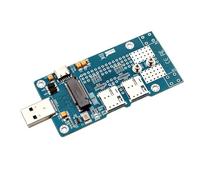 Pesderty Adaptador NGFF(M.2) una USB 3.0 con Tarjeta SIM Dual Nano Compatible con MóDulo 3G/4G/5G/LTE Adecuado para Computadoras de Escritorio