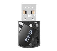 Pesderty Adaptador USB WiFi 6 de 900 Mbps AX900 Dongle USB Receptor WLAN Inalámbrico de Banda Dual 2.4G 5G para Win10 y Win11