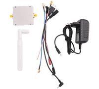 Pesderty Amplificador Repetidor de SeñAl InaláMbrico WiFi Booster 4W 2.4G y 5G con Adaptador Extensor de Rango de SeñAl AI Shell Enchufe de la UE