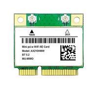 Pesderty AX210HMW Tarjeta WiFi WiFi 6E Mini PCI-E AX210 802.11Ax/AC 2.4G/5G/6G BT5.2 Adaptador InaláMbrico para PortáTil