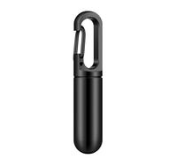 Pesderty Botella de Medicina PortáTil Botella de Medicina de Acero Inoxidable Caja Contenedor Caja de Medicina Impermeable, Negro