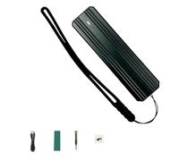 Pesderty Caja SSD de Aluminio M.2, Compatible con NVMe/NGFF SATA Type-C USB3.2 GEN2 Aluminio 10G Acuerdo Dual Color Grafito