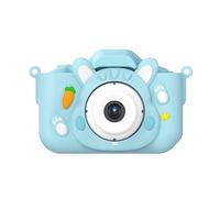 Pesderty CáMara para NiñOs Foto Video Juego Foto Filtro Multifuncional PortáTil CáMara, Azul